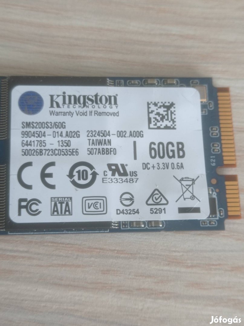 Kingston Msata 60GB SSD 