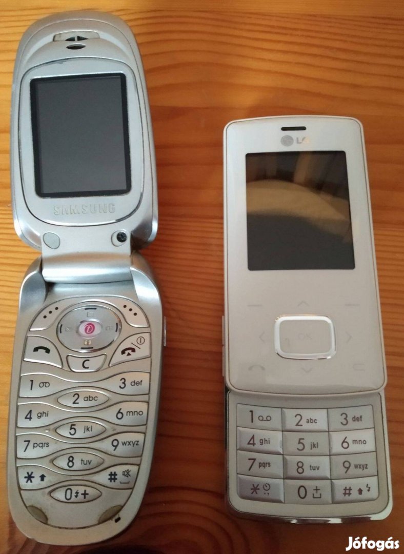 Kinyitható Samsung Sgh-E330 telefon és LG KG800 telefon eladó