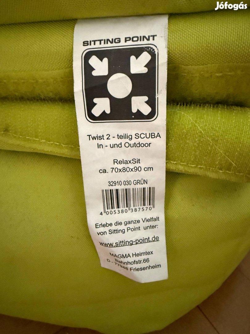 Kinyitható bab zsák