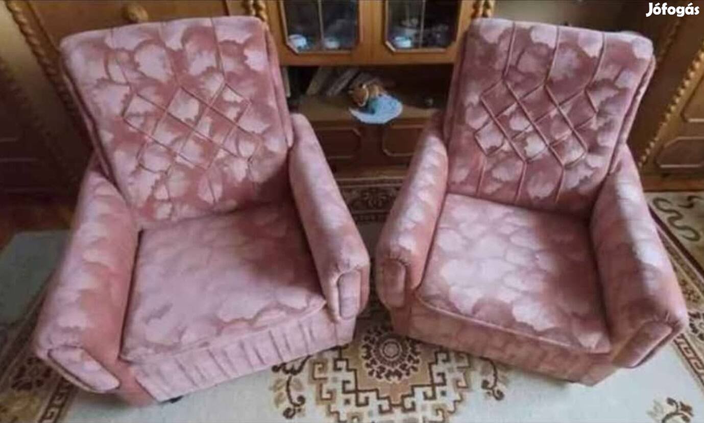 Kinyitható kanapé 2 db fotel