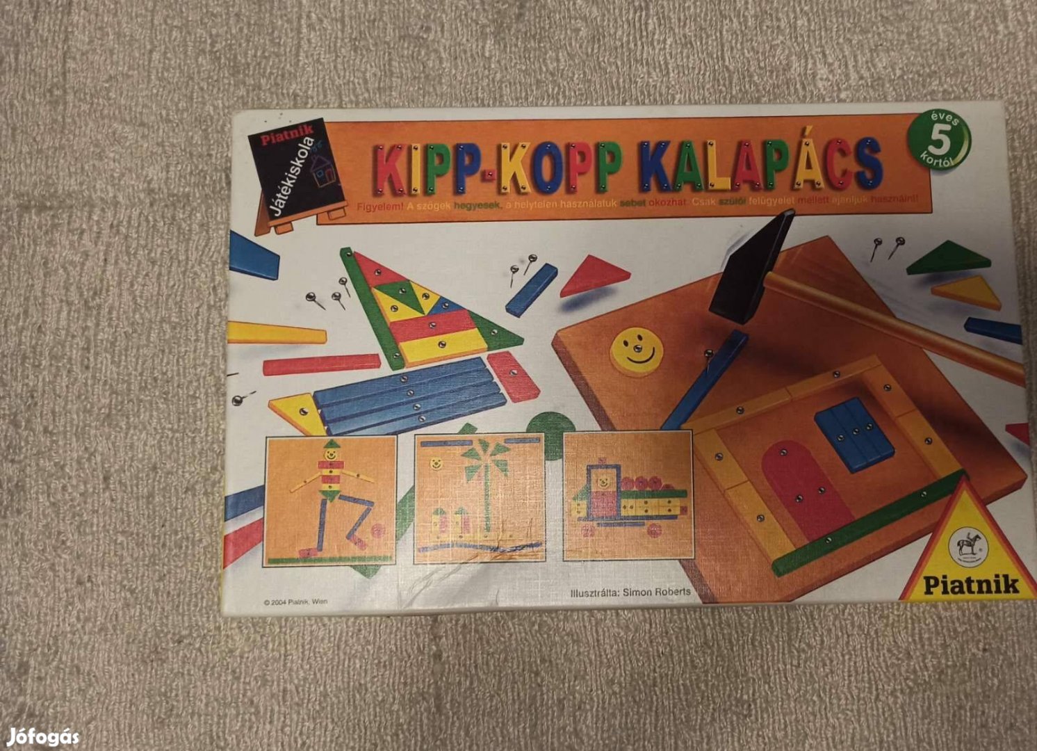 Kipp-Kopp Kalapács építő játék