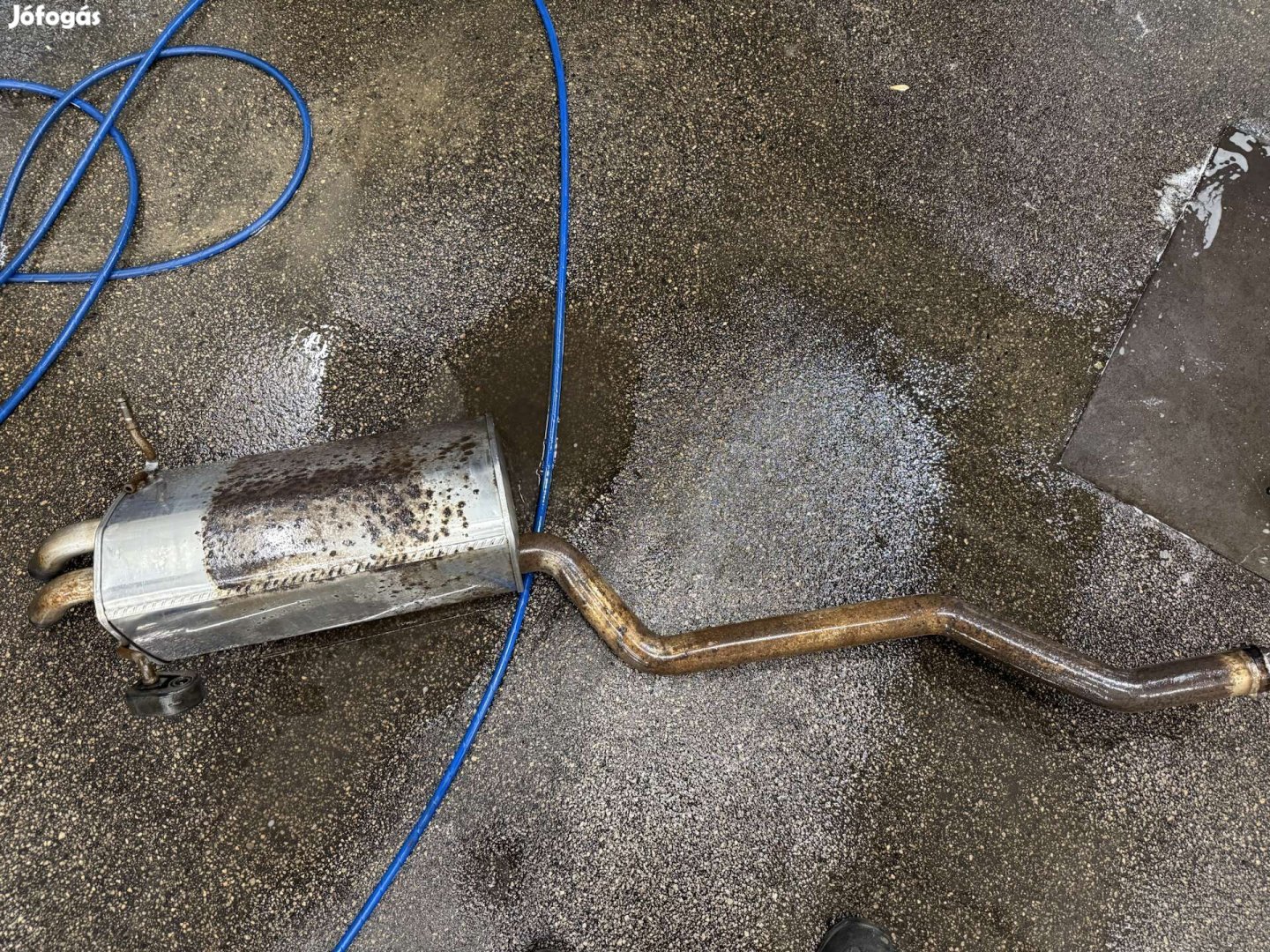 Kipufogó dob hátsó