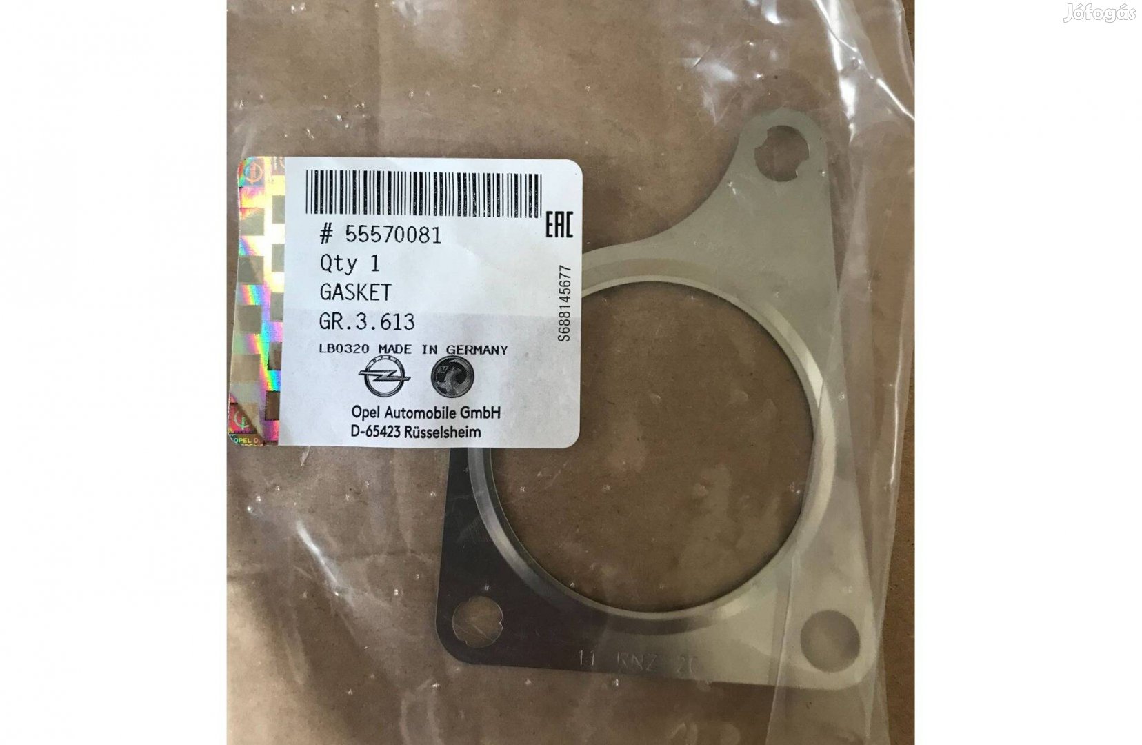 Kipufogó tömítés katalizátor utáni Chevrolet, Opel 55570081