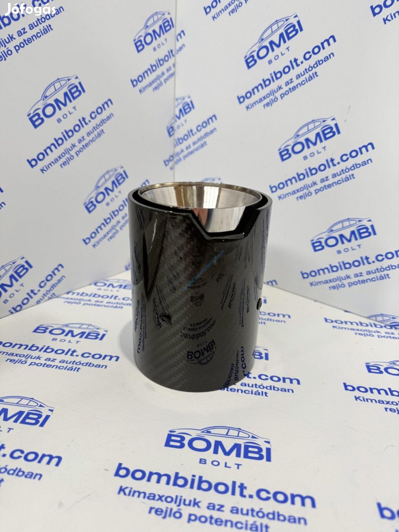 Kipufogóvég karbon 60-55mm bemenet, 93mm kimenet