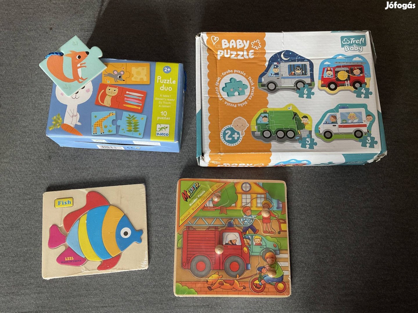 Kirakó, puzzle 4 db eladó! 2 éveseknek!