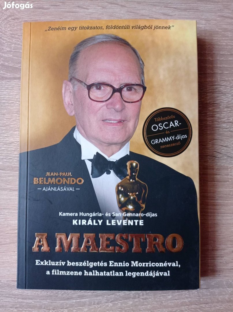 Király Levente: Ennio Morricone - A Maestro (újszerű állapotú könyv)