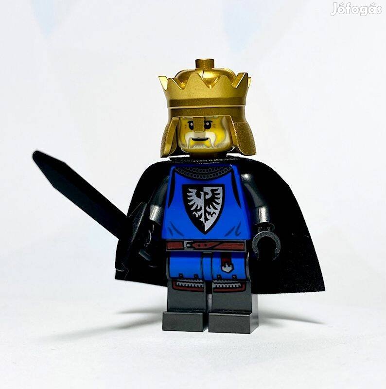 Király - Köpenyben Eredeti LEGO egyedi minifigura - Castle - Új