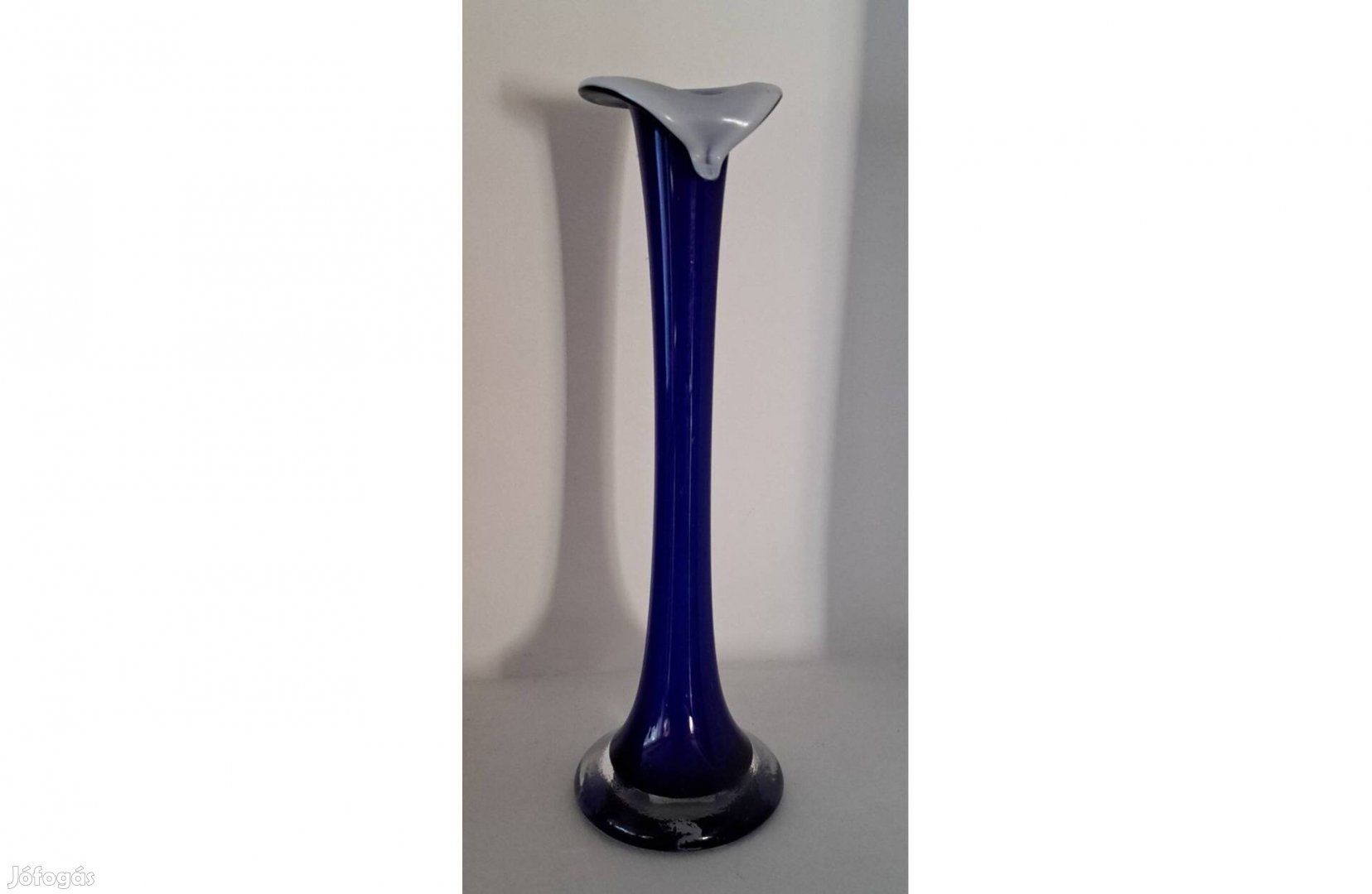 Király kék kála váza, 30 cm