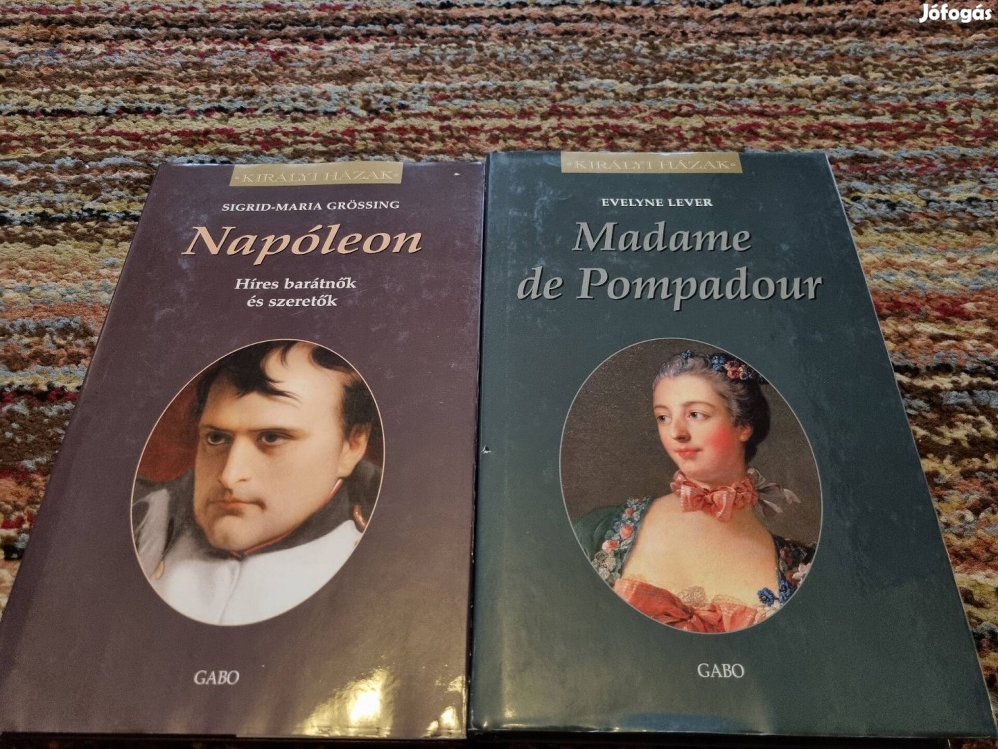 Királyi házak c.sorozatból Napoleon és Madame de Pompadour könyvek