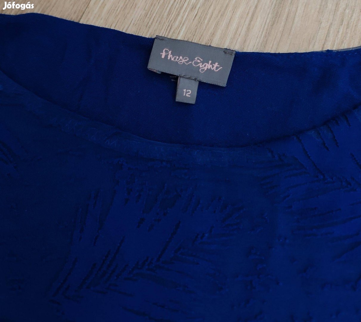 Királykék női laza felsőrész