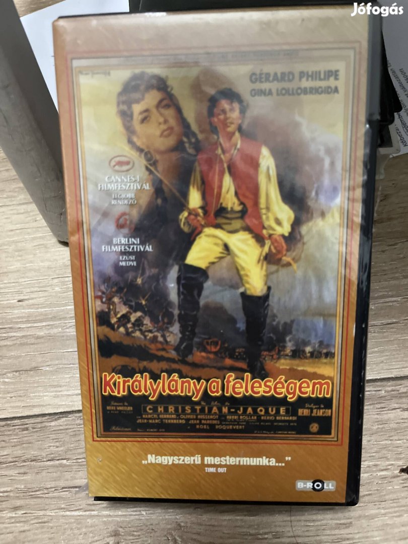 Királylány a feleségem bontatlan vhs 