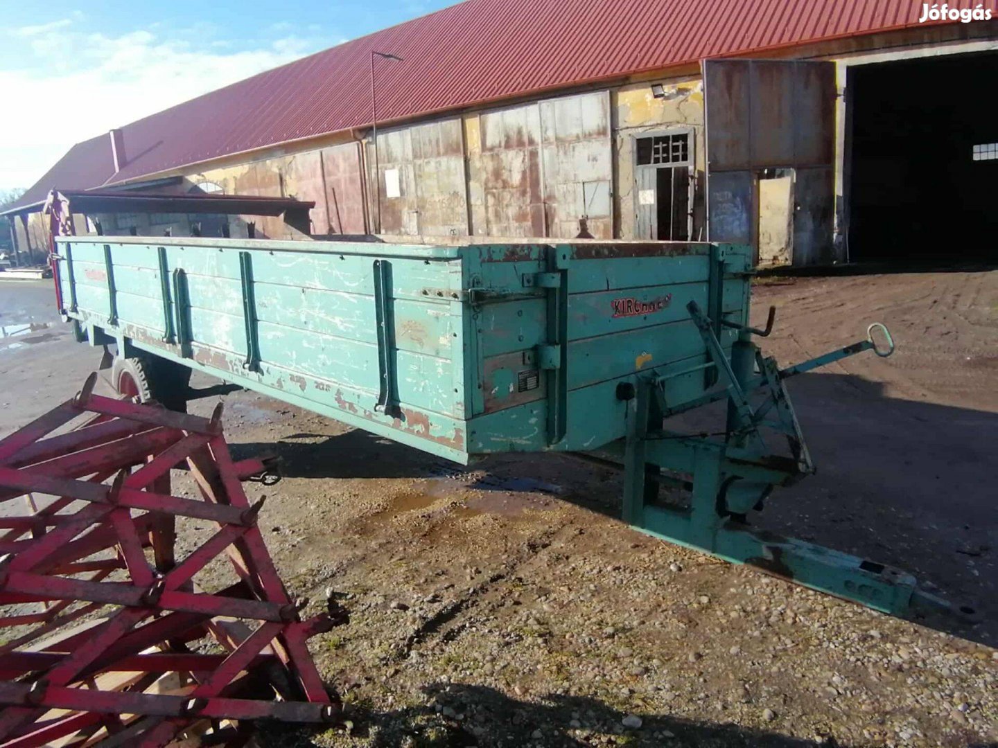 Kirchner 5,5 tonna raksúlyú trágyaszóró