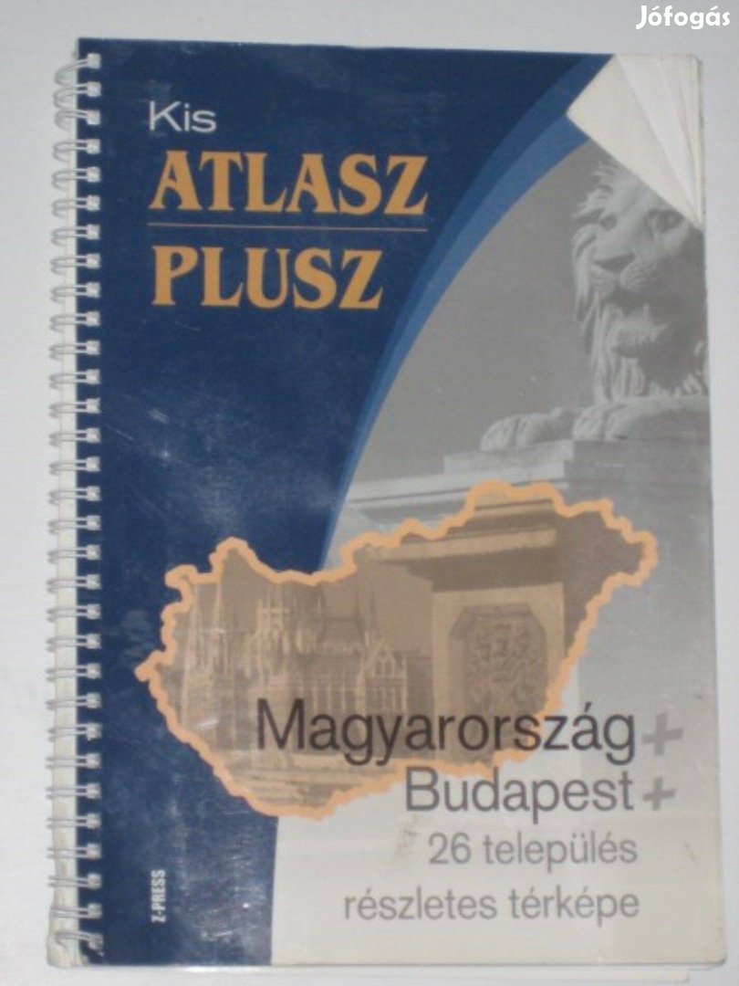Kis Atlasz Plusz: Magyarország + Bp + 26 település