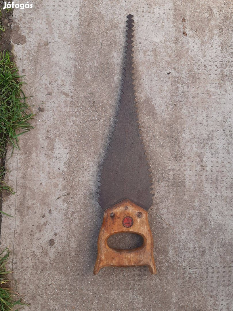 Kis fűrész osztrák gyártmányú címkével ellátva 56x12cm