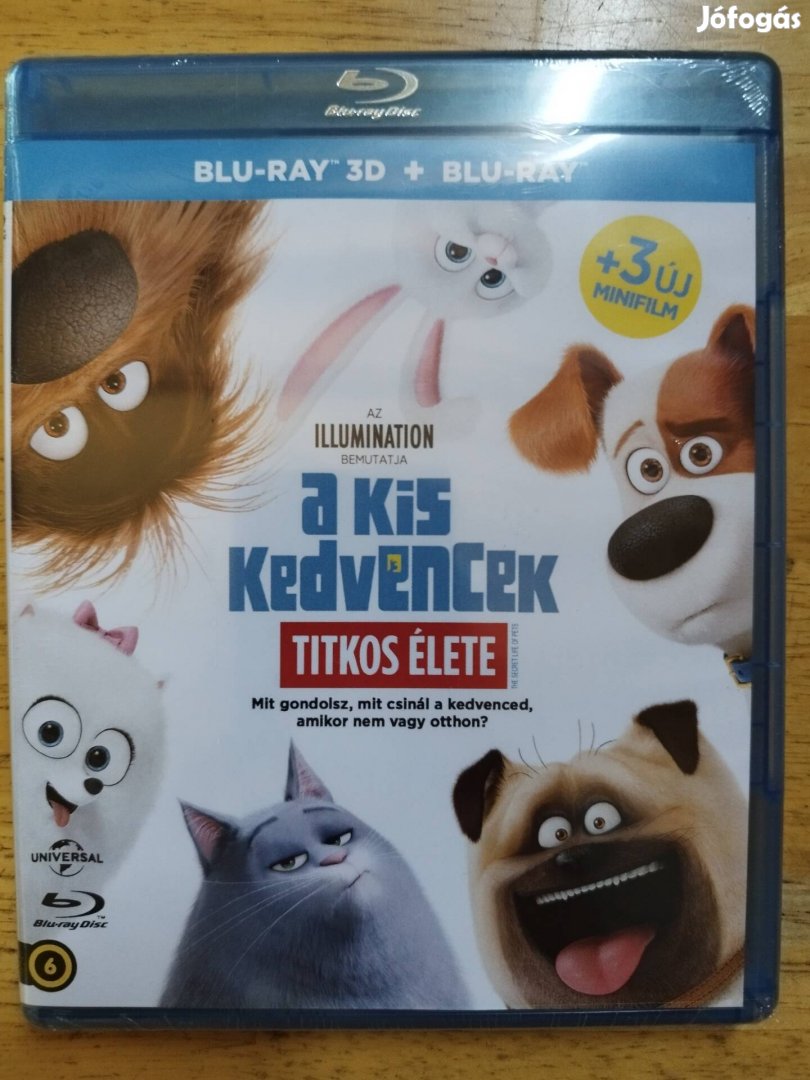 Kis kedvencek titkos élete 3D + 2D blu-ray Bontatlan 