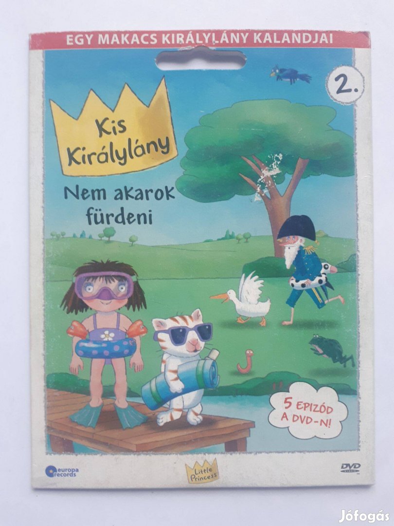 Kis királylány 2. - Nem akarok fürdeni - papírtokos DVD