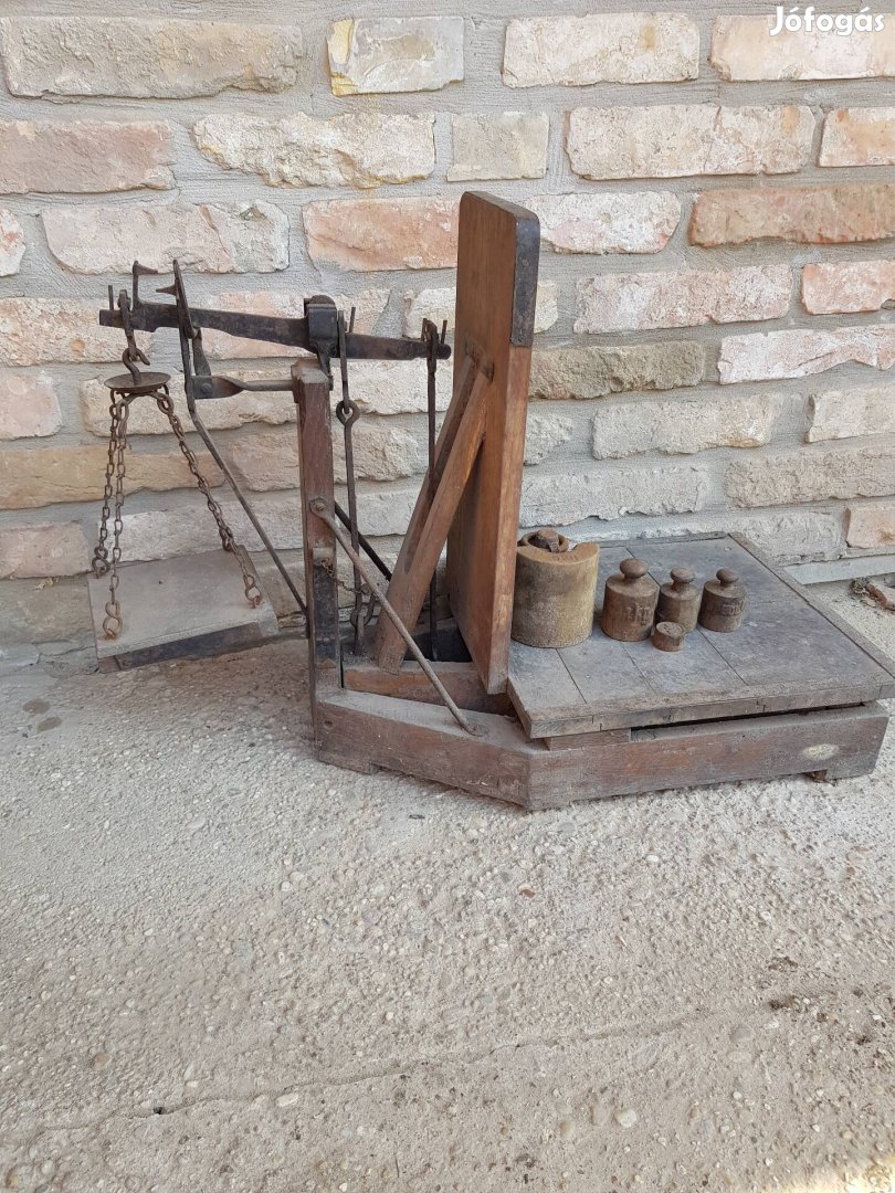 Kis mázsa, súlyokkal