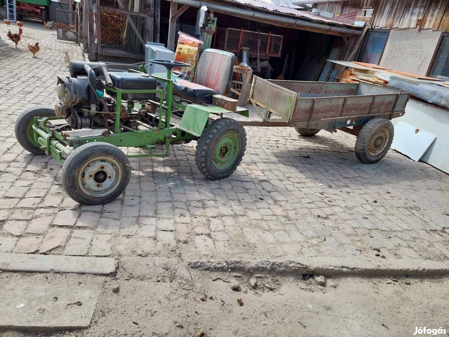 Kis traktor eladó