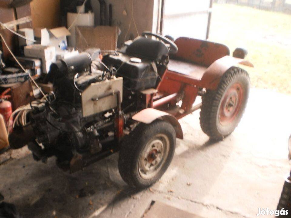 Kis traktor felújított /A-Z-ig/ Trabant motoros eladó