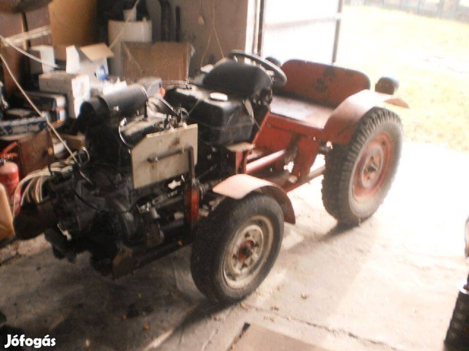 Kis traktor felújított /A-Z-ig/ Trabant motoros eladó