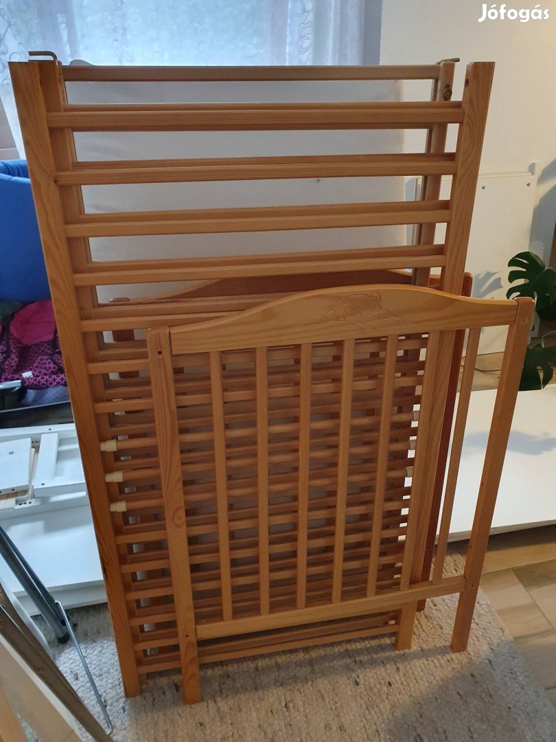 Kiságy 60x120-as + kókuszmatrac