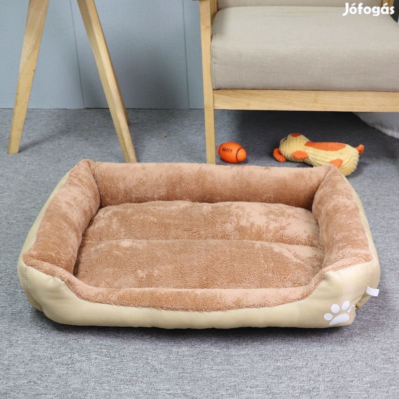 Kisállat fekhely, XXL méret, bézs-barna kutya / macska