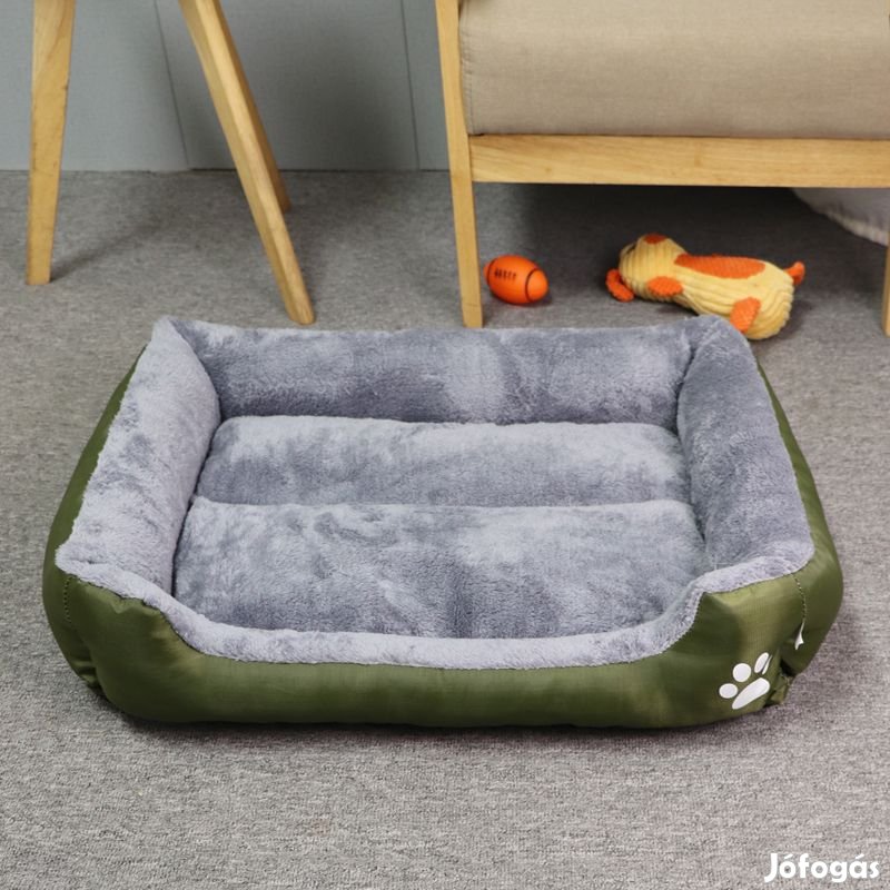 Kisállat fekhely, XXL méret, sötétzöld-világosszürke kutya / macska