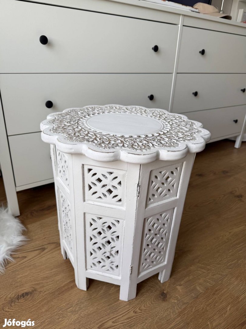 Kisasztal Mangófa Fehér