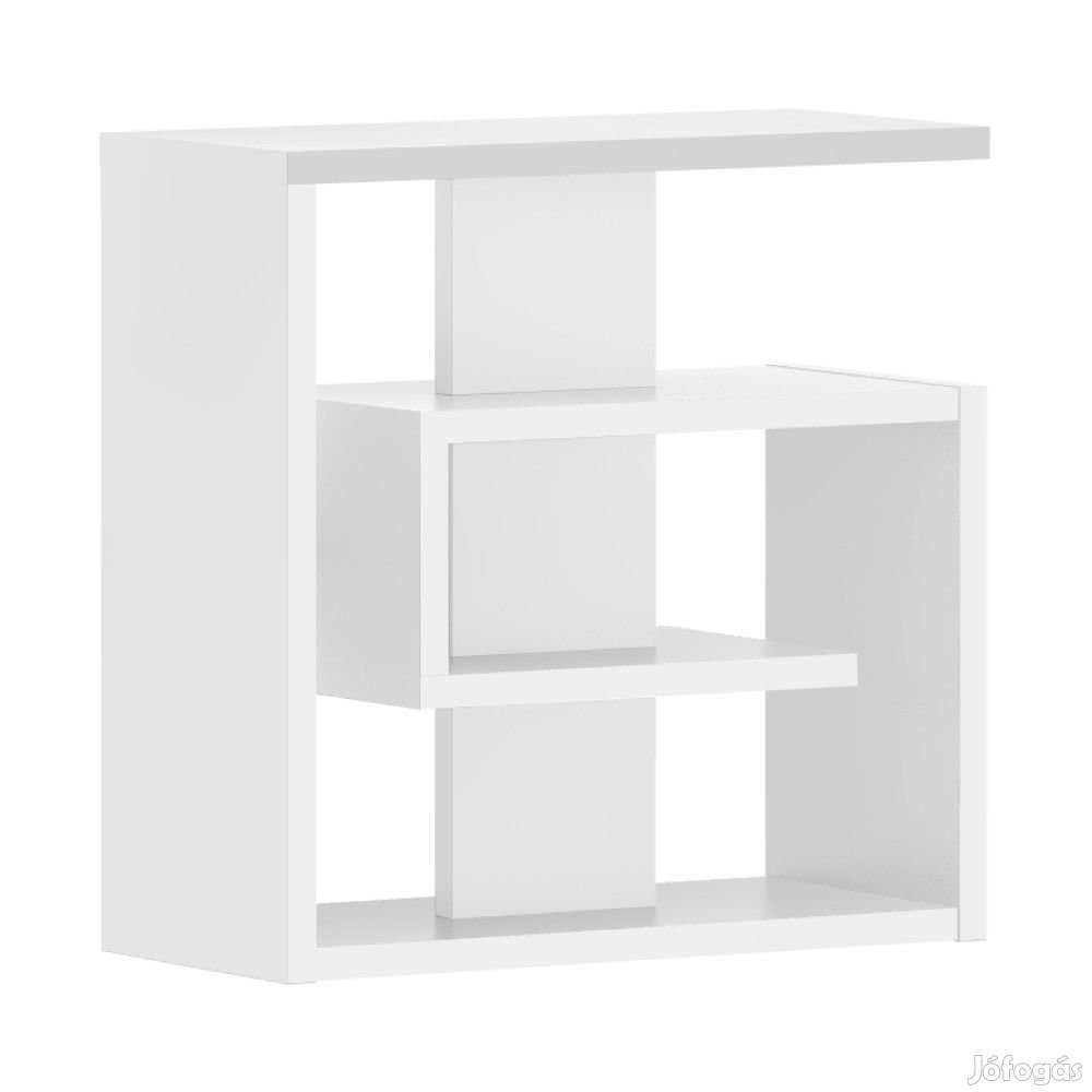 Kisasztal, fehér, VANDIA