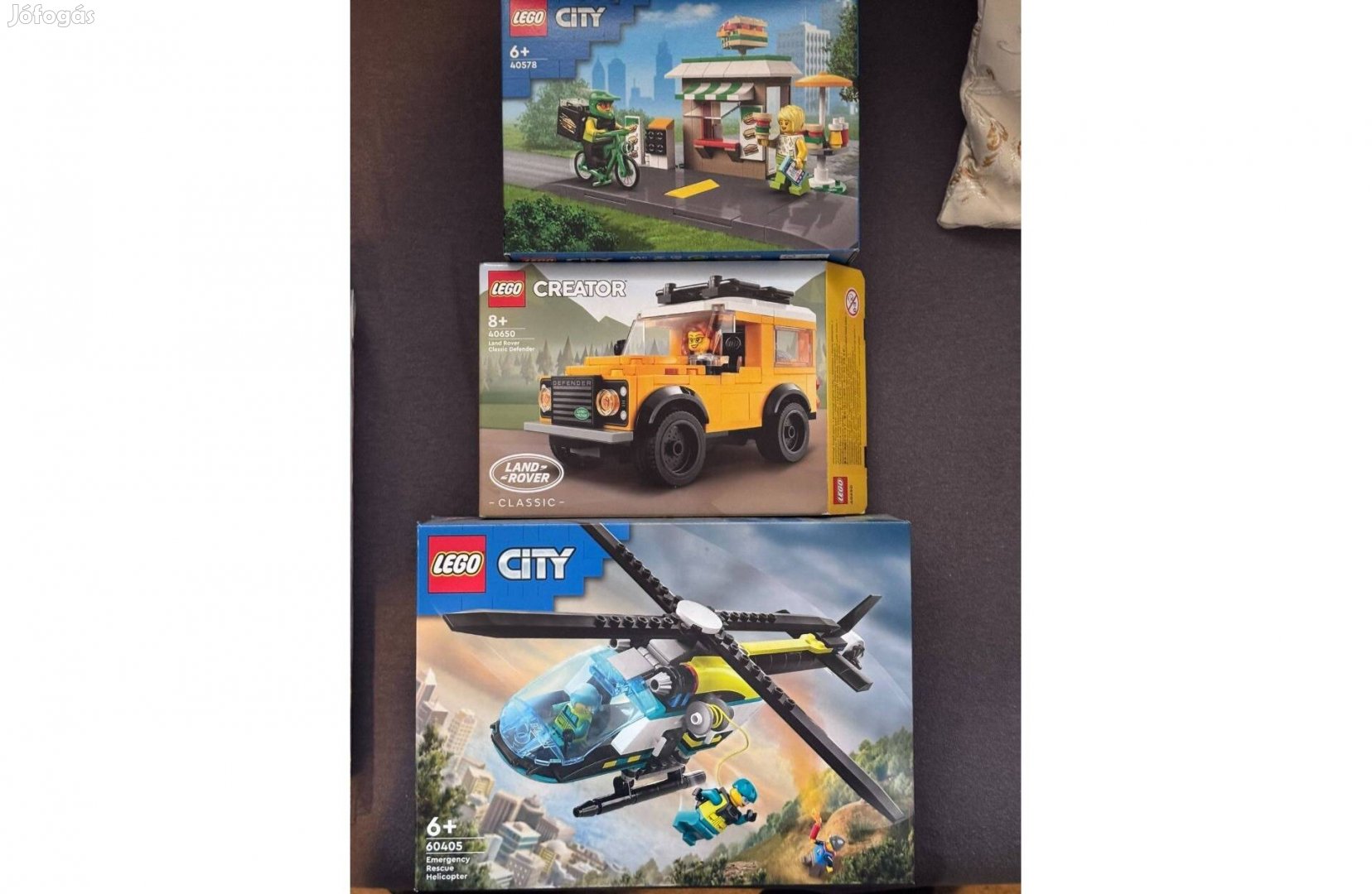 Kisebb LEGO szettek (40578 40650 60405)