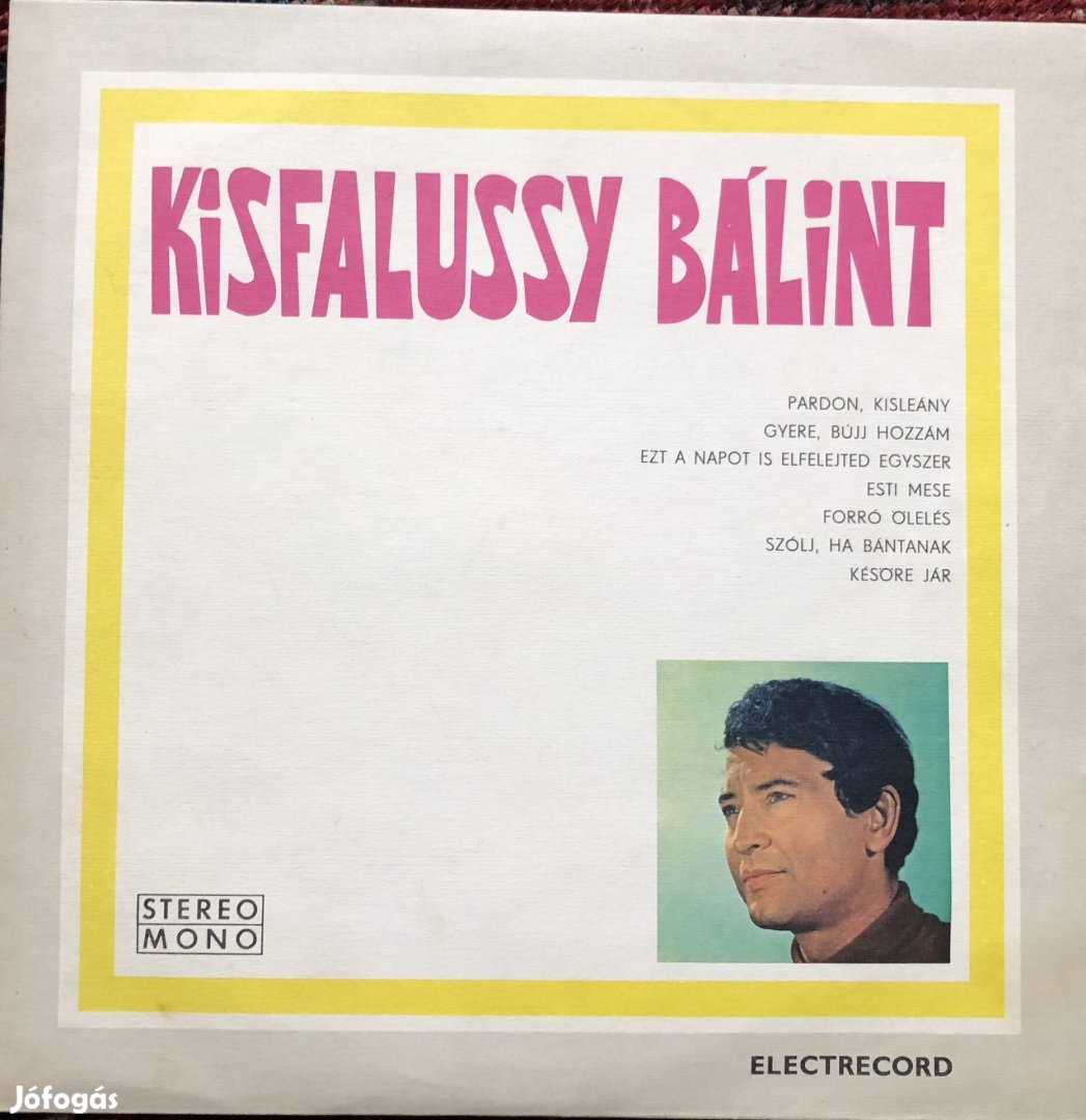 Kisfalussy Bálint Bakelit/Vinyl Lemez