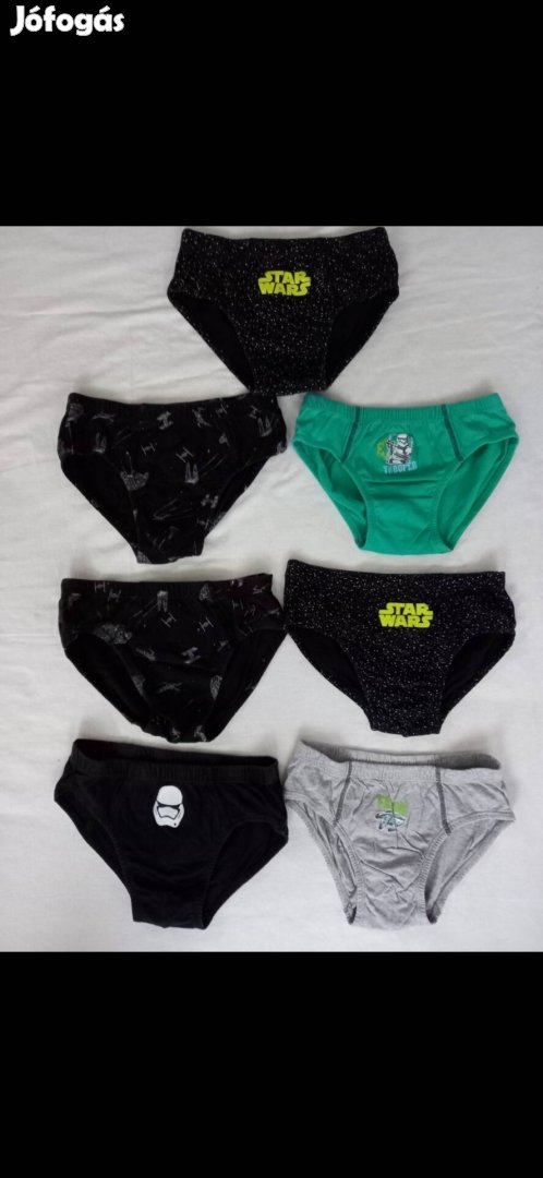 Kisfiú alsónadrág 7 db egyben 146-152-es, Star Wars, CA