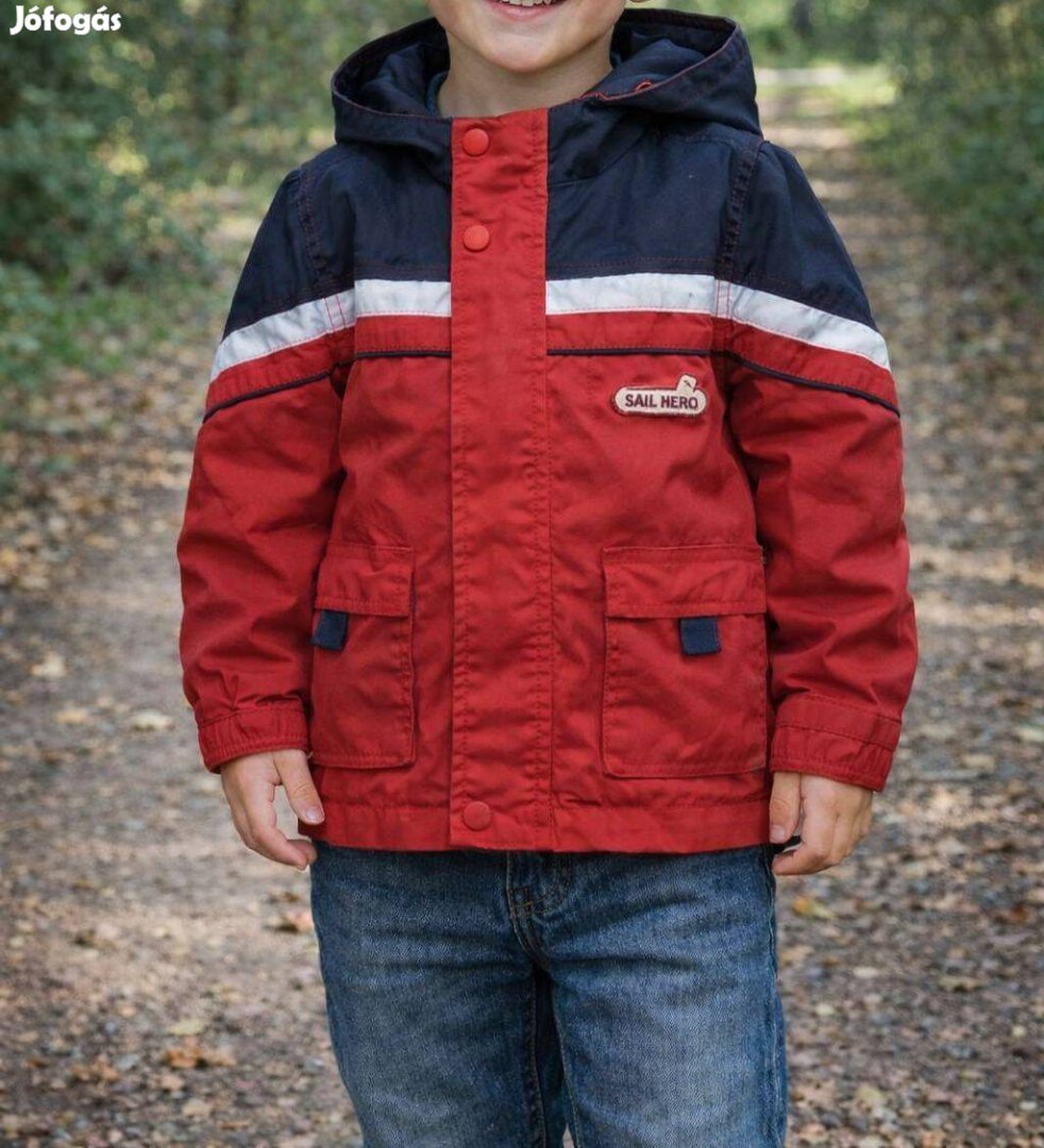 Kisfiú átmeneti kabát 98 - könnyű, kényelmes, jó állapotban