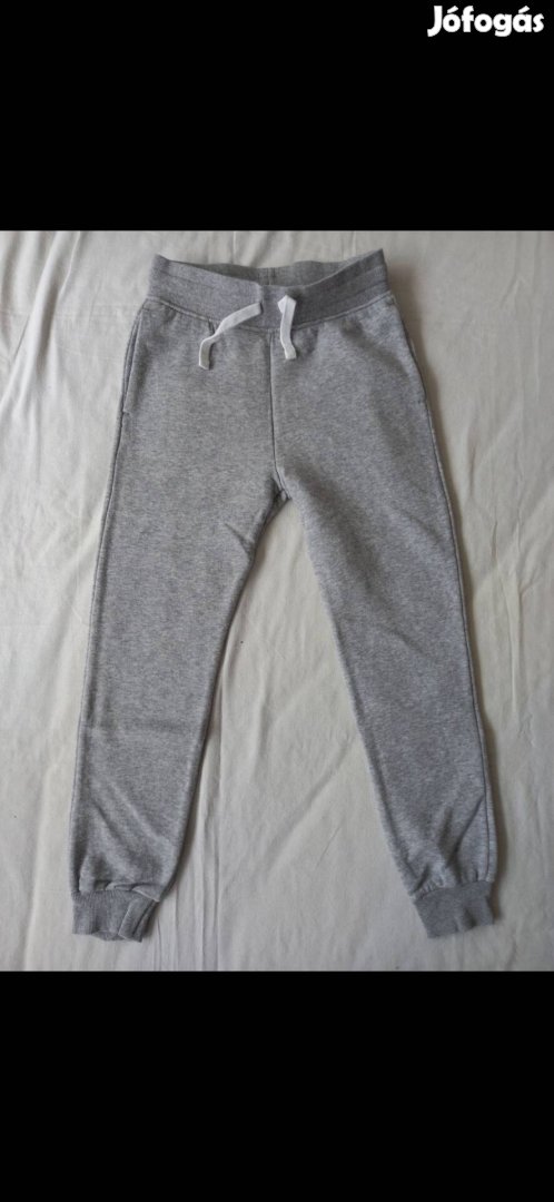Kisfiú melegítő alsó 134-es, HM, szürke, újszerű