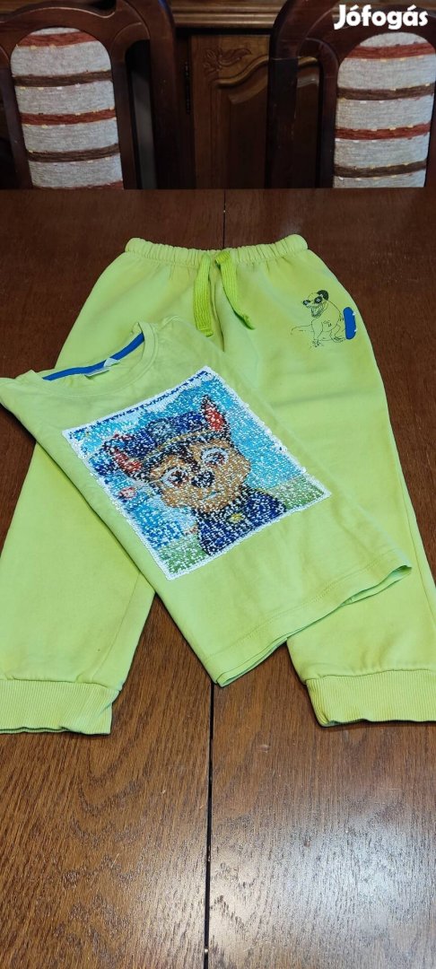 Kisfiú nadrág pólóval 116- os.