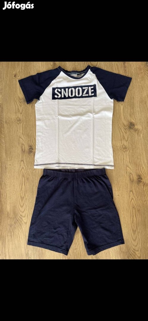Kisfiú pizsama 146-152-es, Snooze, rövidnadrágos, FF
