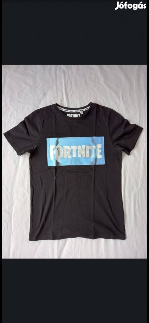 Kisfiú póló 146-152-es, Fortnite, sötét