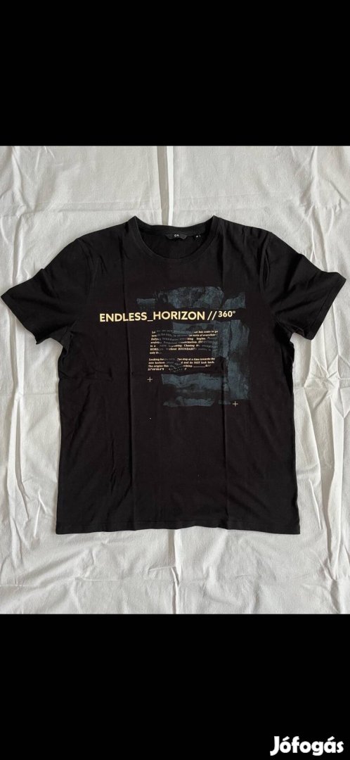 Kisfiú póló 170-176-os, endless_horizon, fekete, CA