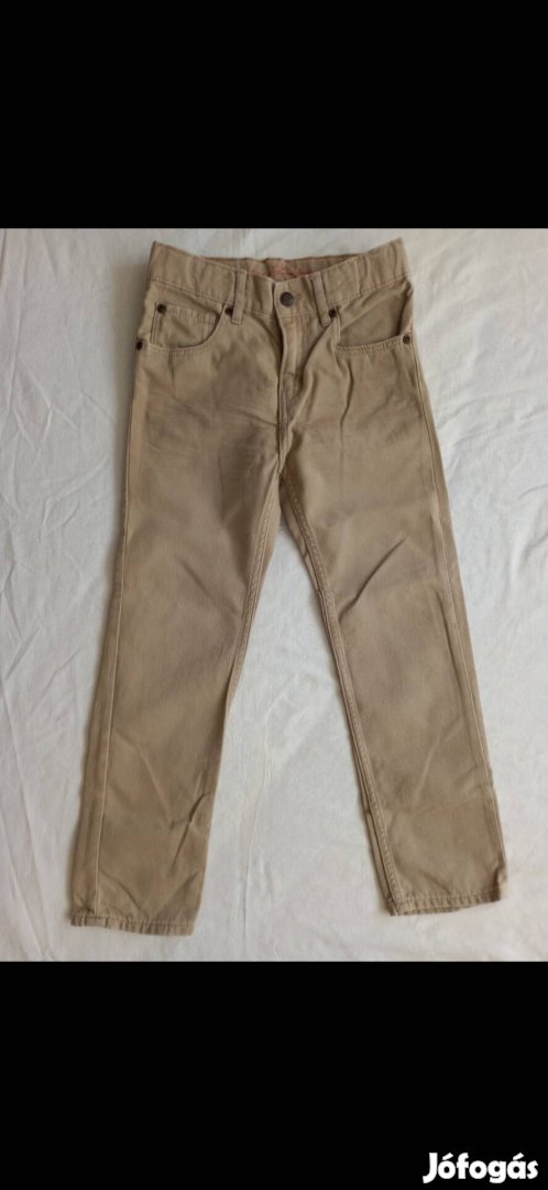 Kisfiú vászon nadrág 116-os, HM, világos