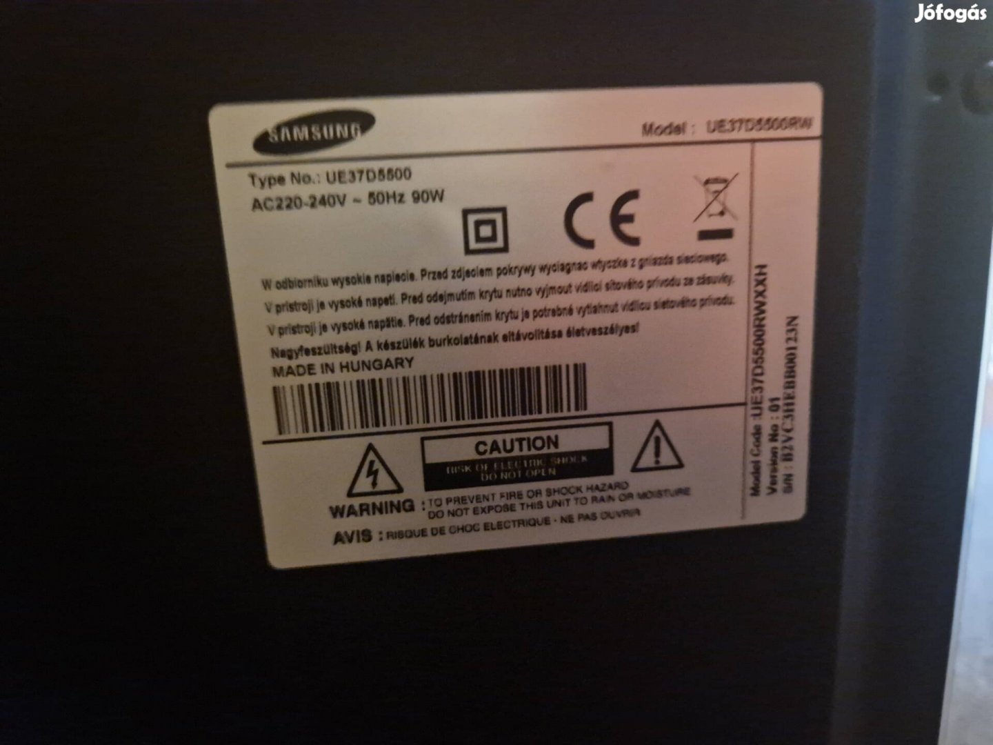 Kishibás Samsung full HD tv távval