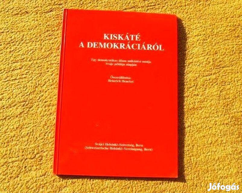 Kiskáté a demokráciáról - Heinrich Henckel - Új könyv