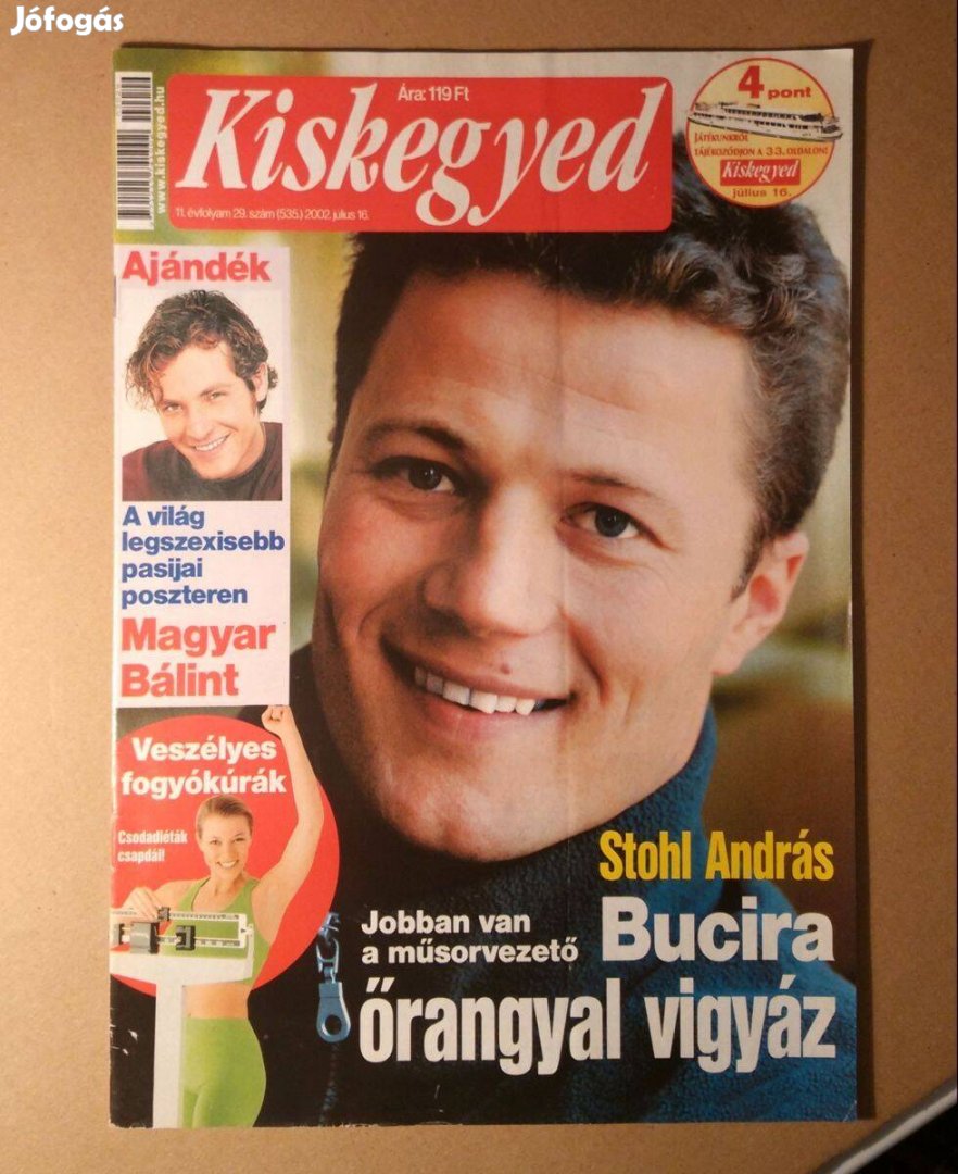 Kiskegyed 2002/29 (535.szám) poszterral (6kép+tartalom)