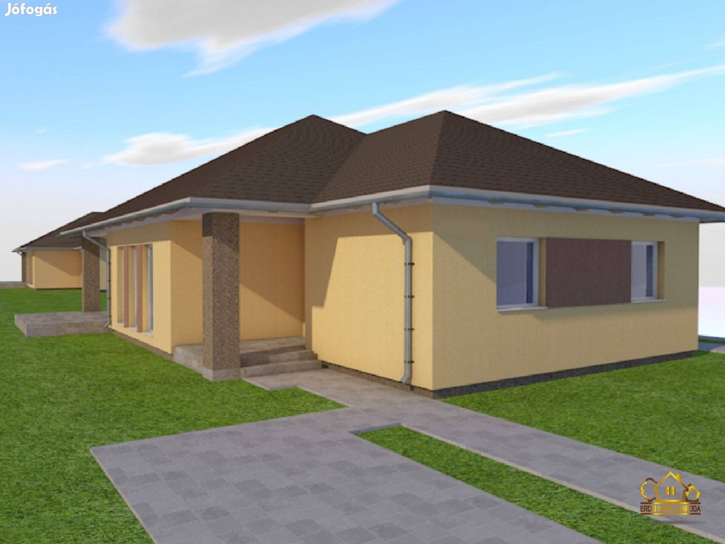 Kiskunlacházán, új építésű, 3 hálószobás önálló családi