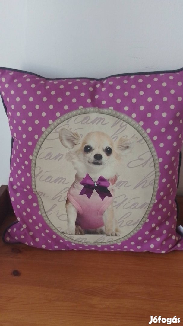 Kiskutyás díszpárna