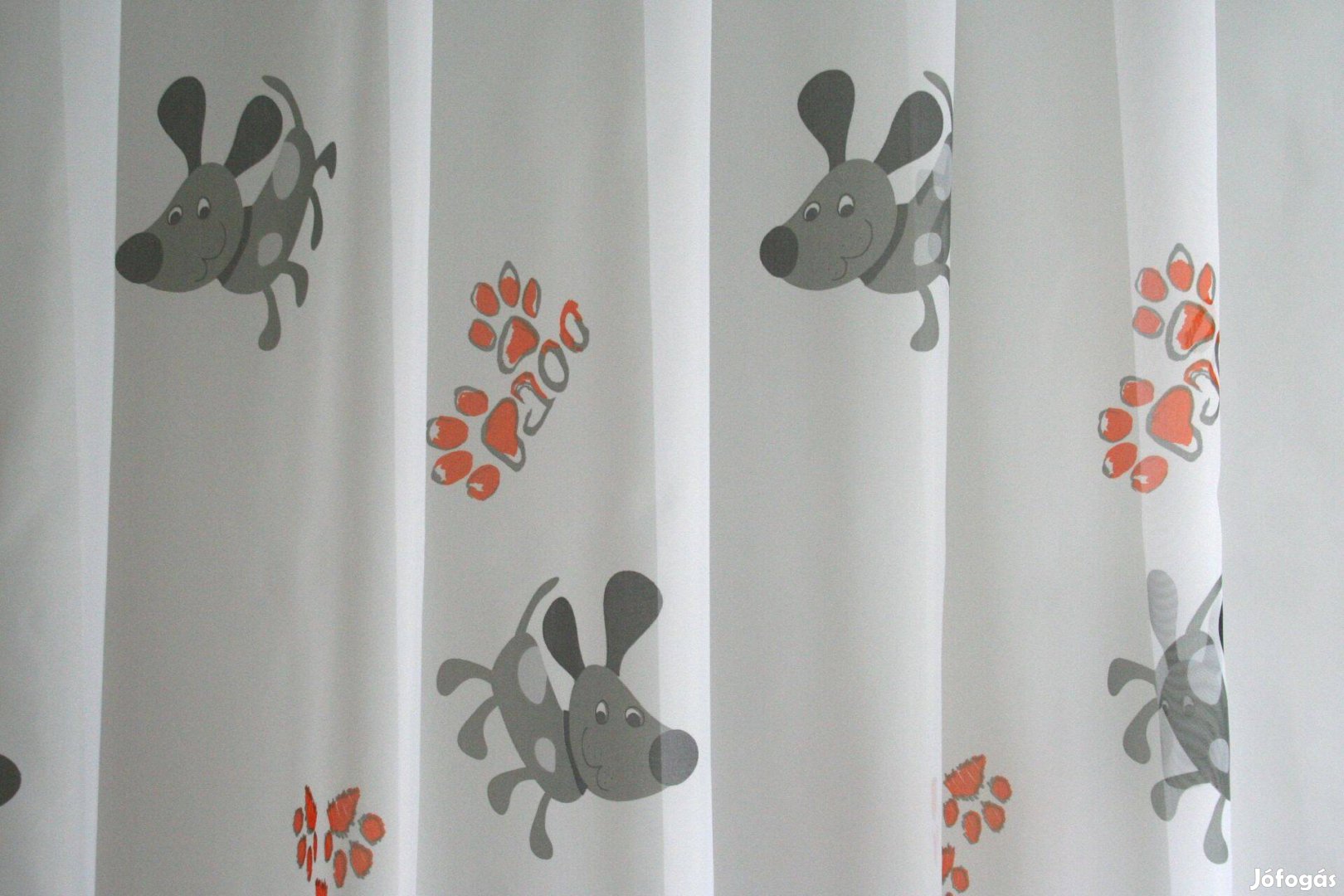 Kiskutyás új gyerek függöny 3,6m x 180 cm
