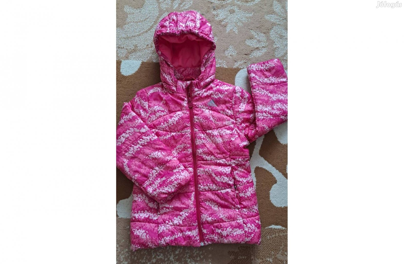 Kislány 128-as Adidas átmeneti téli kabát átmenetikabát lány 128