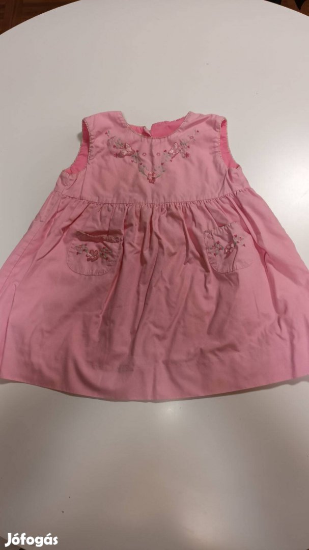 Kislány 86-os rózsaszín szépséges alkalmi ruhácska
