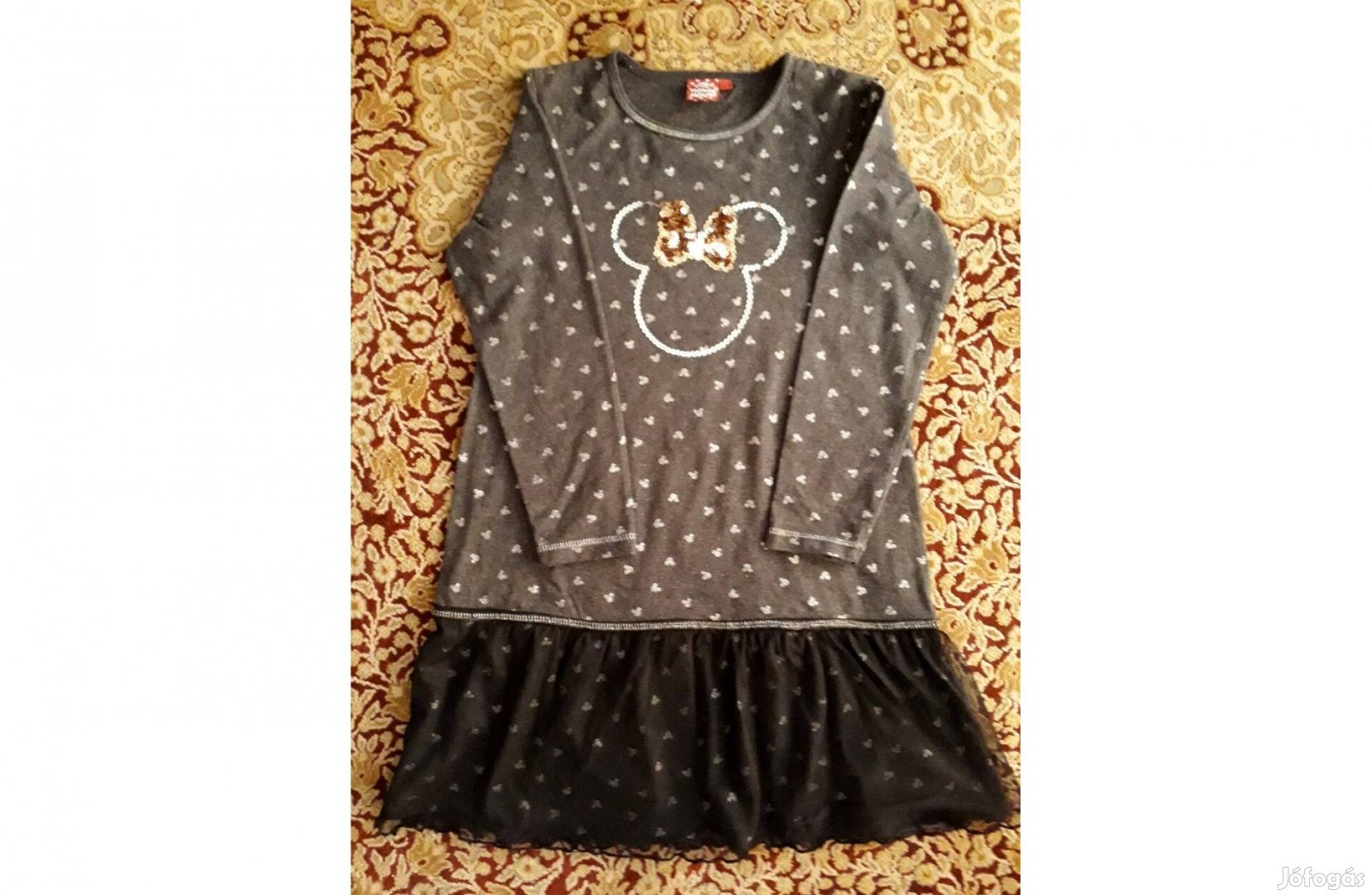 Kislány Minnie Mouse alkalmi ruha, 134-140 Hossz: 72 cm