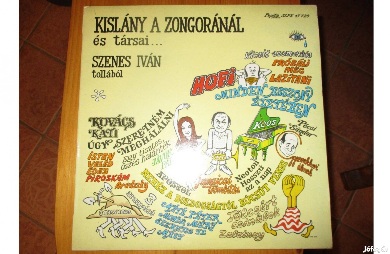 Kislány a zongoránál bakelit hanglemez eladó