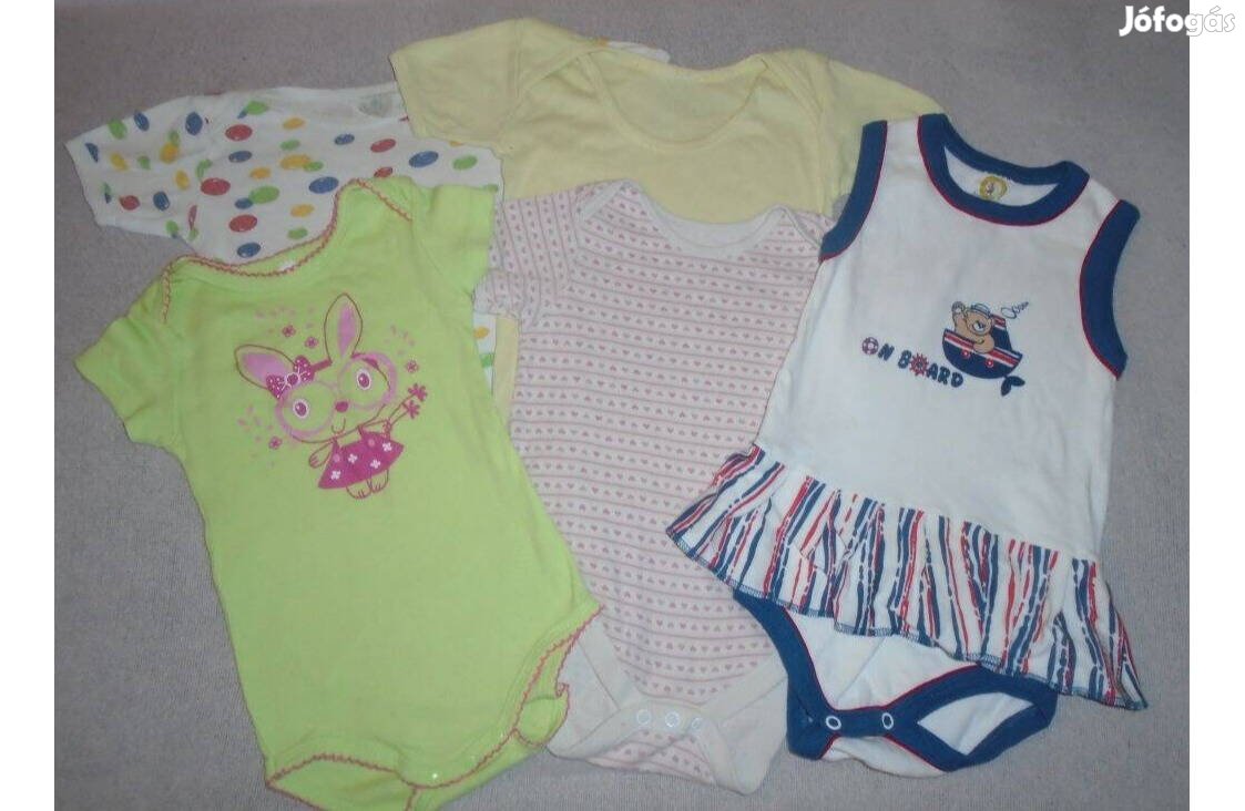 Kislány body-k - 5 db